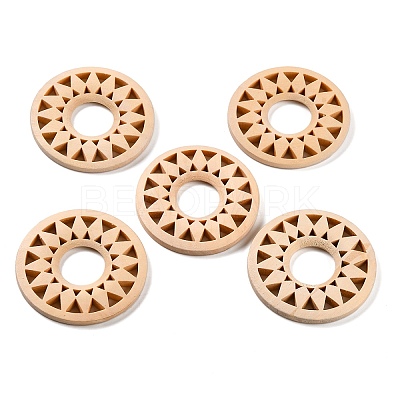 Wood Crystal Ball Display Bases WOOD-A023-01B-1