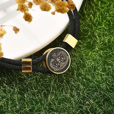 Constellation Nylon Cords Multi-strand Bracelets BJEW-U016-01A-03-1