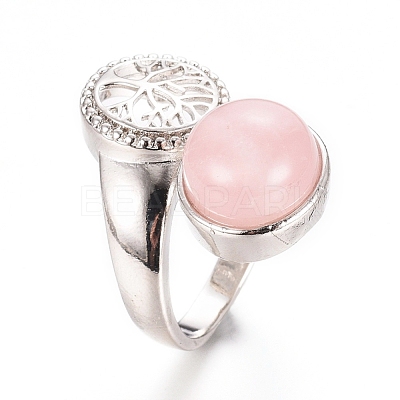 Mixed Gemstone Rings RJEW-G098-02A-P-1