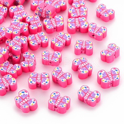 Handmade Polymer Clay Beads CLAY-N011-010F-1