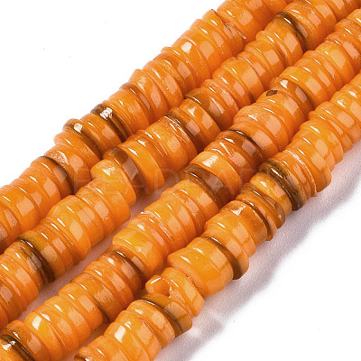 Natural Freshwater Shell Beads Strands X-SHEL-Q024-001H-1