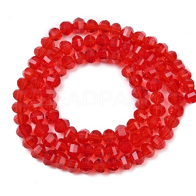 Transparent Glass Beads Strands GLAA-G125-01A-07-1