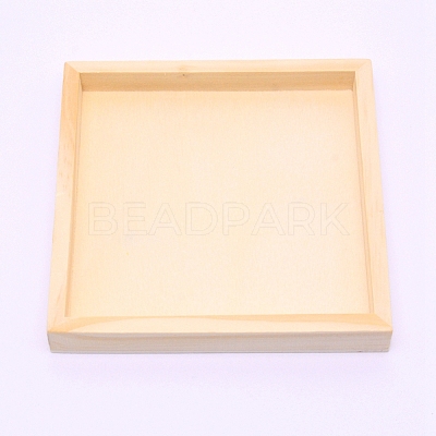 Wooden Storage Box OBOX-WH0006-09-1