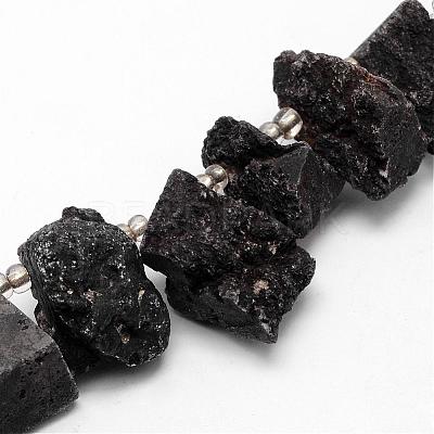 Electroplated Natural Agate Bead Strands G-G893-01-1