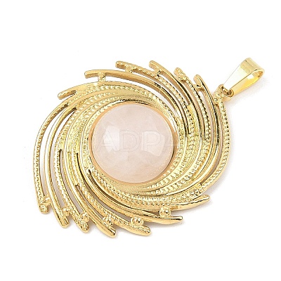Natural Quartz Crystal Pendants STAS-B109-01G-08-1