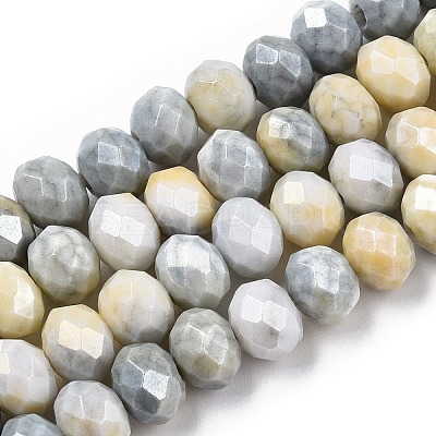Ombre Effect Dyed Glass Beads Strands LS-GLAA-C023-02-B04-1
