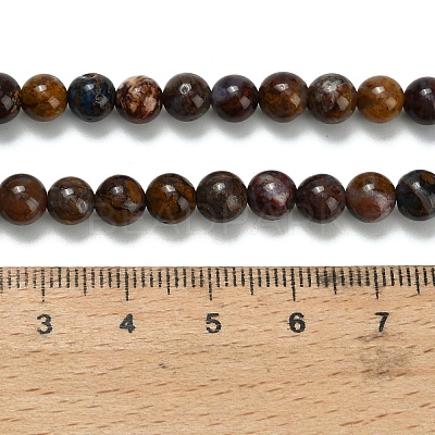 Natural Pietersite Beads Strands G-L642-B16-6mm-1