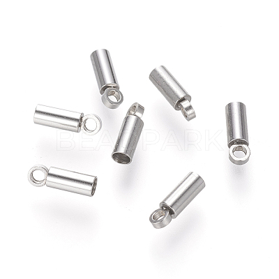 Tarnish Resistant 201 Stainless Steel Cord Ends STAS-E136-66-1