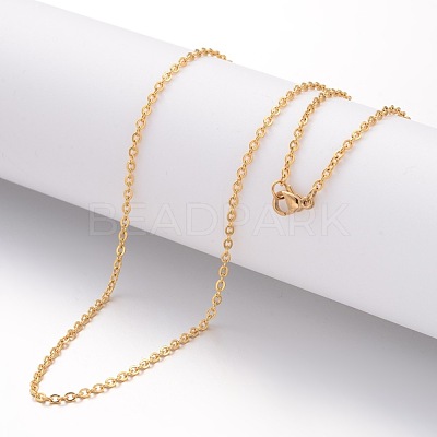 Ion Plating(IP) 304 Stainless Steel Necklace STAS-J023-02G-1