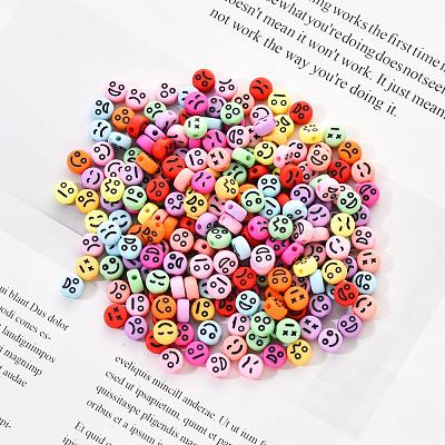 Opaque Acrylic Beads MACR-YW0001-22I-1