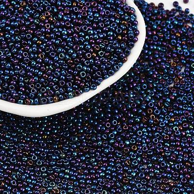 12/0 Grade A Round Glass Seed Beads SEED-Q008-F604-1