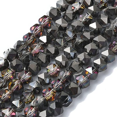 Electroplate Glass Beads X-EGLA-L018-B-AB01-1