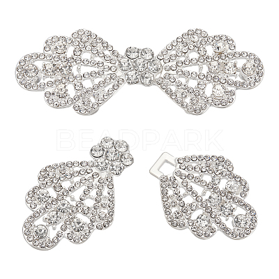 2Sets Alloy Interlocking Clasps FIND-BC0013-45B-1