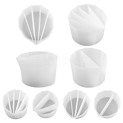 4Pcs 4 Styles Reusable Split Cup for Paint Pouring DIY-YWC0006-04-1