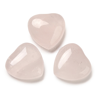 Natural Rose Quartz Cabochons G-F776-02A-09-1