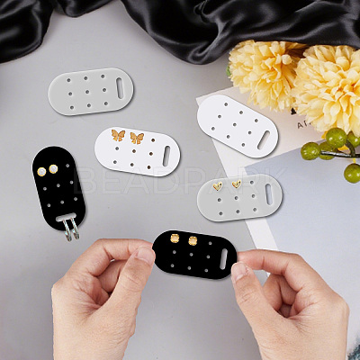 15Pcs 3 Colors Acrylic Earring Organizer Display Stands EDIS-WH20015-002-1