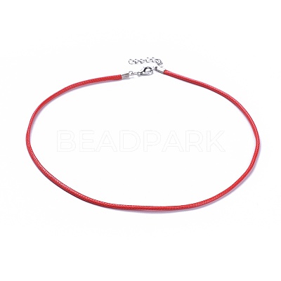 Imitation Leather Necklace Cords X-NCOR-R027-M-1