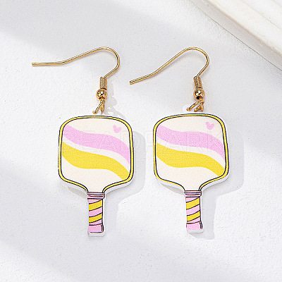 Acrylic Dangle Earrings FS-WGED1FD-01-1