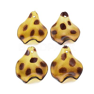 Transparent Acrylic Pendants X-TACR-N006-31-1