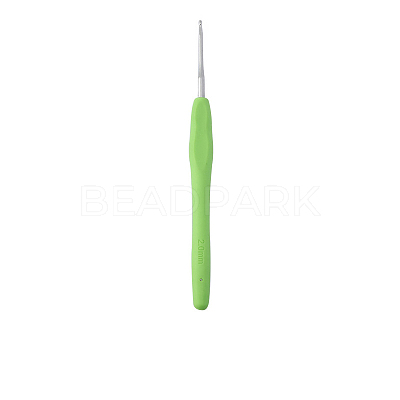 TPR Handle Aluminum Crochet Hook Needles TOOL-K016-05A-1