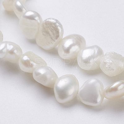 Natural Cultured Freshwater Pearl Beads Strands PEAR-P002-53B-1