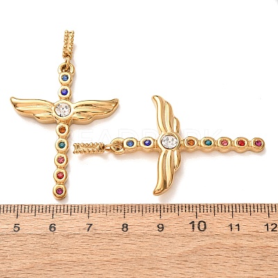 304 Stainless Steel Rhinestone Big Pendants RB-CBA5CCB-05A-G-1