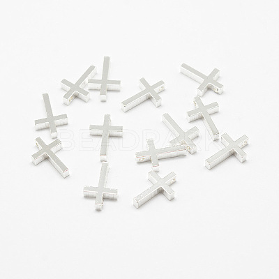 Brass Tiny Cross Charms LS-KK-F718-08P-1