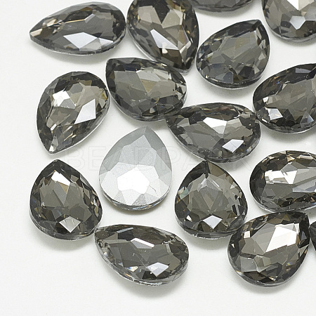 Pointed Back Glass Rhinestone Cabochons RGLA-T081-18x25mm-03-1