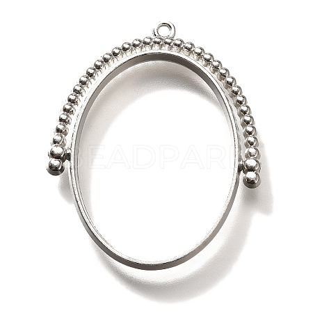 Alloy Open Back Bezel Pendants PALLOY-I223-11P-1