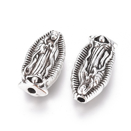 Tibetan Style Alloy Beads PALLOY-E569-02AS-1