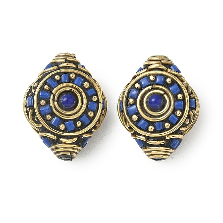 Handmade Tibetan Style Beads KK-Z157-01AG-02-1