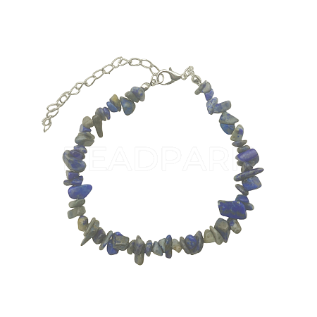 Natural Sodalite Chips Beaded Bracelet TJ9442-6-1