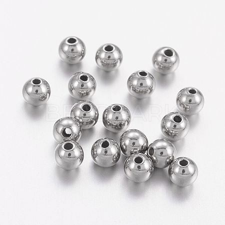 Non-Tarnish Stainless Steel Beads LS-X-STAS-R033-4mm-1