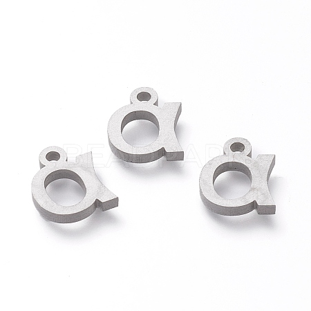 Tarnish Resistant 304 Stainless Steel Pendants STAS-A045-04P-1