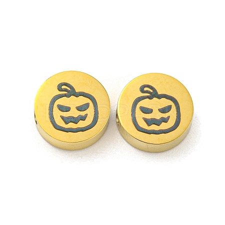 Halloween Theme 304 Stainless Steel Beads STAS-M069-01C-G-1