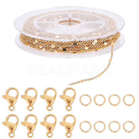Beebeecraft DIY Chain Bracelet Necklace Making Kits DIY-BBC0001-09-1