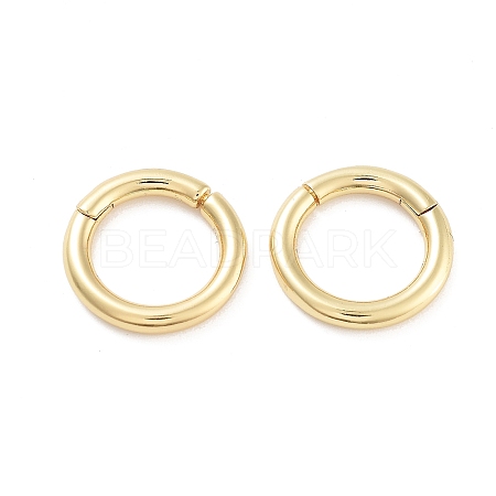 Rack Plating Brass Twister Clasp KK-G512-09A-G-1