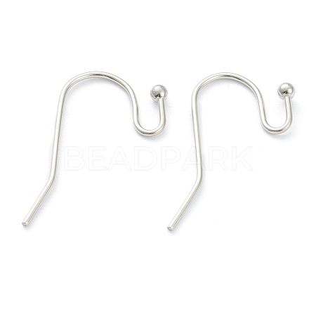 316 Surgical Stainless Steel Earring Hooks STAS-M288-04P-1