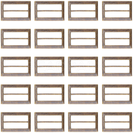 20Pcs Alloy Belt Buckles FIND-CL0001-37AB-1