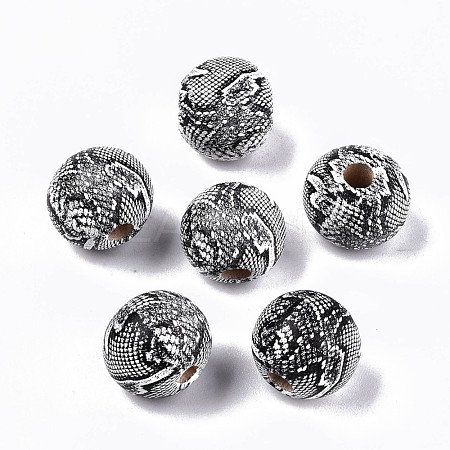 Natural Wooden Beads WOOD-R270-08-1