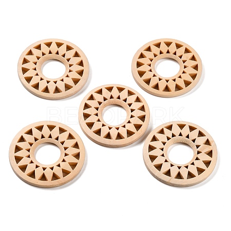 Wood Crystal Ball Display Bases WOOD-A023-01B-1