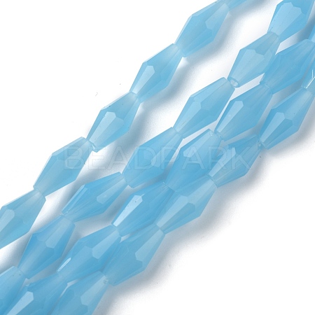 Opaque Glass Beads Strands GLAA-P001-03A-05-1