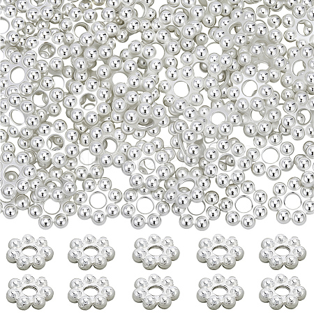 80Pcs 304 Stainless Steel Spacer Beads STAS-BBC0008-27A-P-1