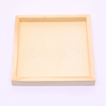 Wooden Storage Box OBOX-WH0006-09-1