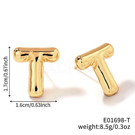 Brass Stud Earrings UV9543-20-1