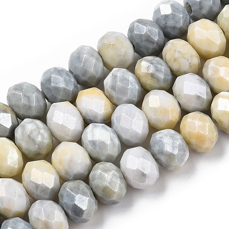 Ombre Effect Dyed Glass Beads Strands LS-GLAA-C023-02-B04-1