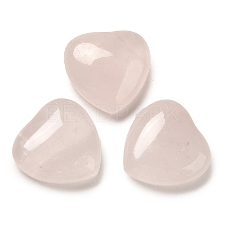 Natural Rose Quartz Cabochons G-F776-02A-09-1