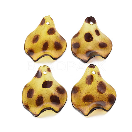 Transparent Acrylic Pendants X-TACR-N006-31-1