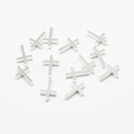 Brass Tiny Cross Charms LS-KK-F718-08P-1
