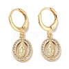 Real 18K Gold Plated Brass Dangle Leverback Earrings EJEW-L269-024G-01-1